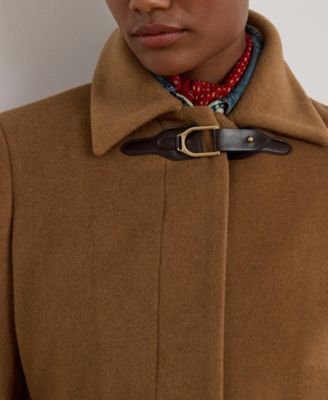 Women's Belted Single-Breasted Wool Coat