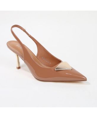Chevelle Slingback Pump with Metallic Accent