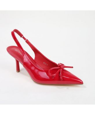 Cree Bow Accent Slingback Pumps