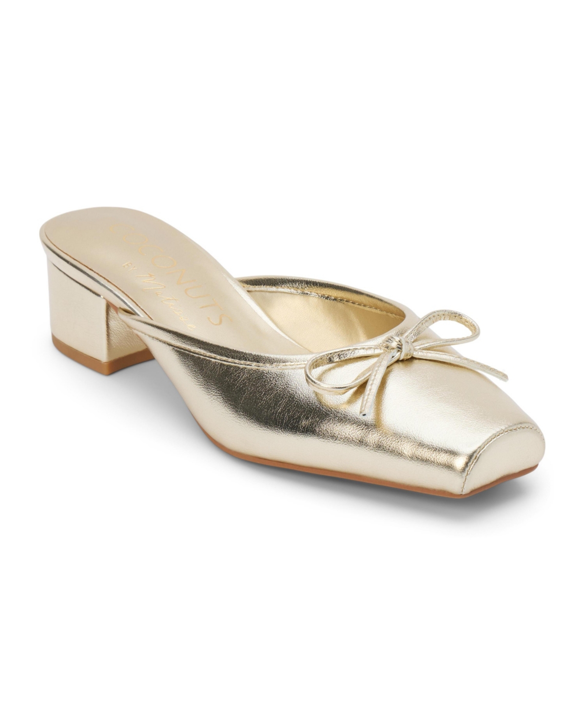 Geneva Mule - Ivory croc