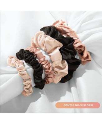 Assorted Satin Scrunchies 6-pack