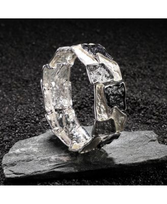 Metallic Textured Bangle Bracelet