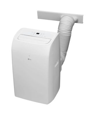 10,000 BTU Smart Wi-Fi Portable Air Conditioner/Heater with LCD Remote - White