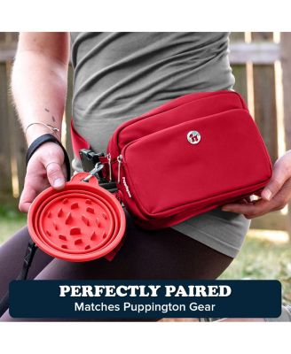 Slow-Feeder, Non-Skid, BPA-Free Silicone Travel Dog Bowl