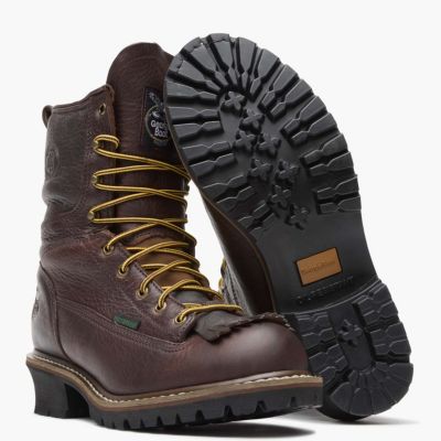 Men's Waterproof Logger Boot