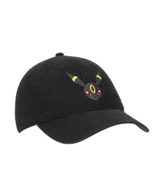 Men's Pokemon Umbreon Face Black Unstructured Baseball Cap