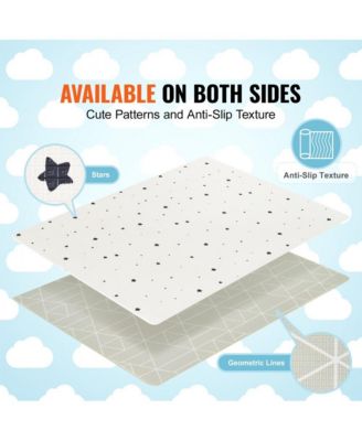 Two-Sided Soft Baby Play Mat for Crawling and Activity Kids Floor Mat