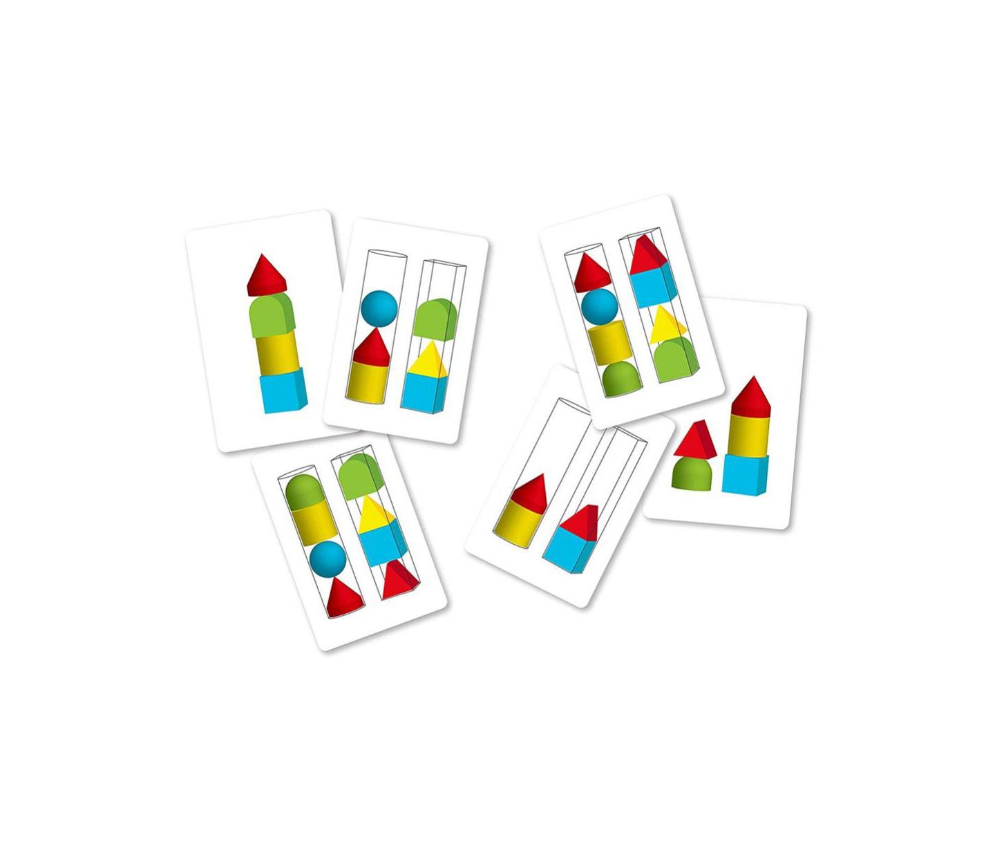 Детский конструктор Edushape Geostackers Sensory 11-Piece Building Set, Ages 1+ — фото 3
