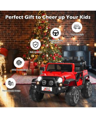 12V 2 Seater Kids Ride On Car with Storage Room