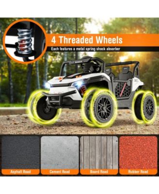 12V Kids Ride on Truck with 3 Speeds and Reverse Forward Function