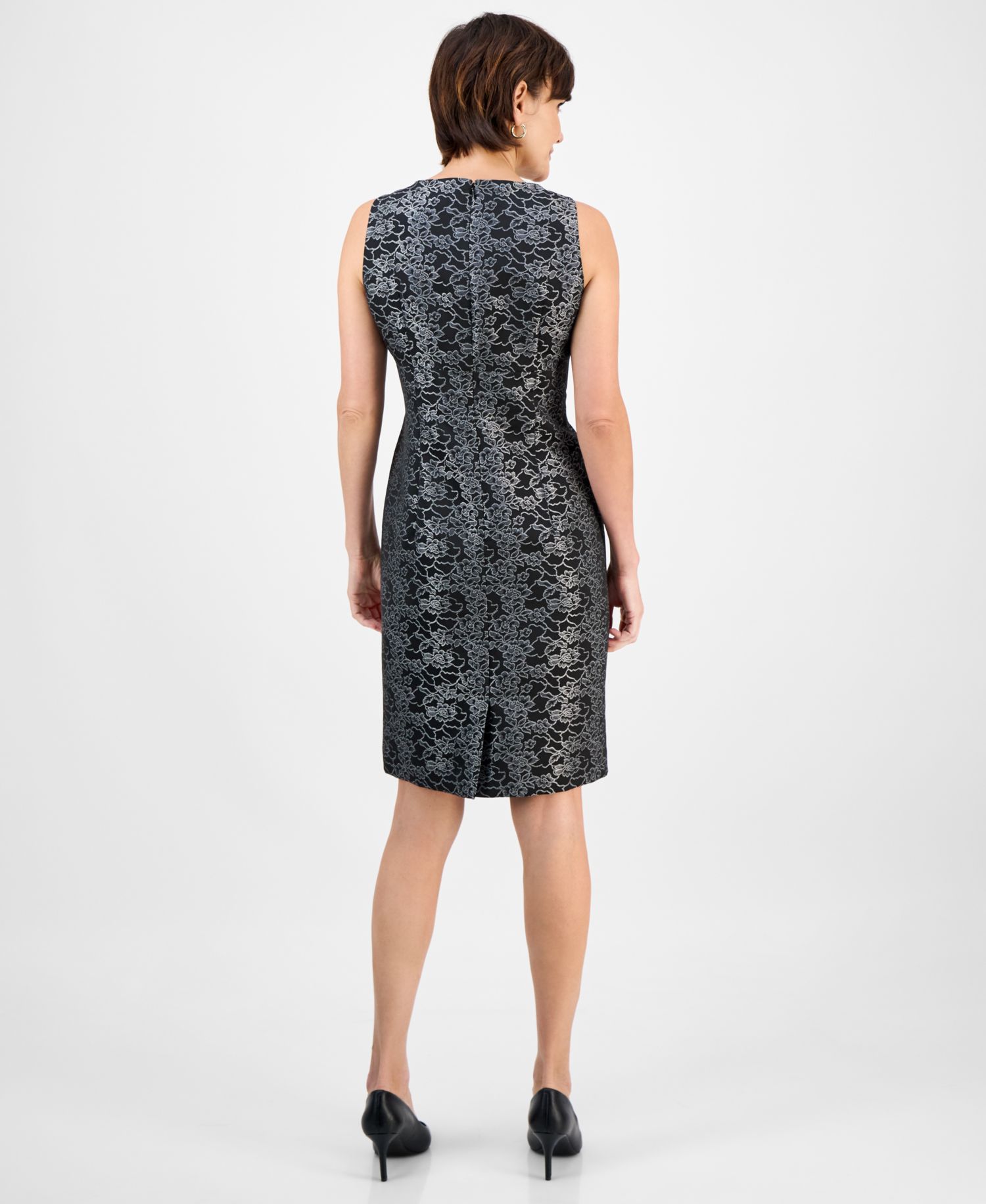 Women's Open-Front Jacket & Sleeveless 2 Piece Dress Suit