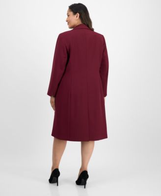 Plus Size Sleeveless Sheath Dress Suit Set