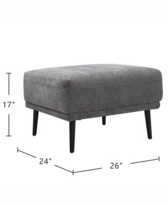 Kaelynne 26" Fabric Ottoman, Exclusively at Macy's