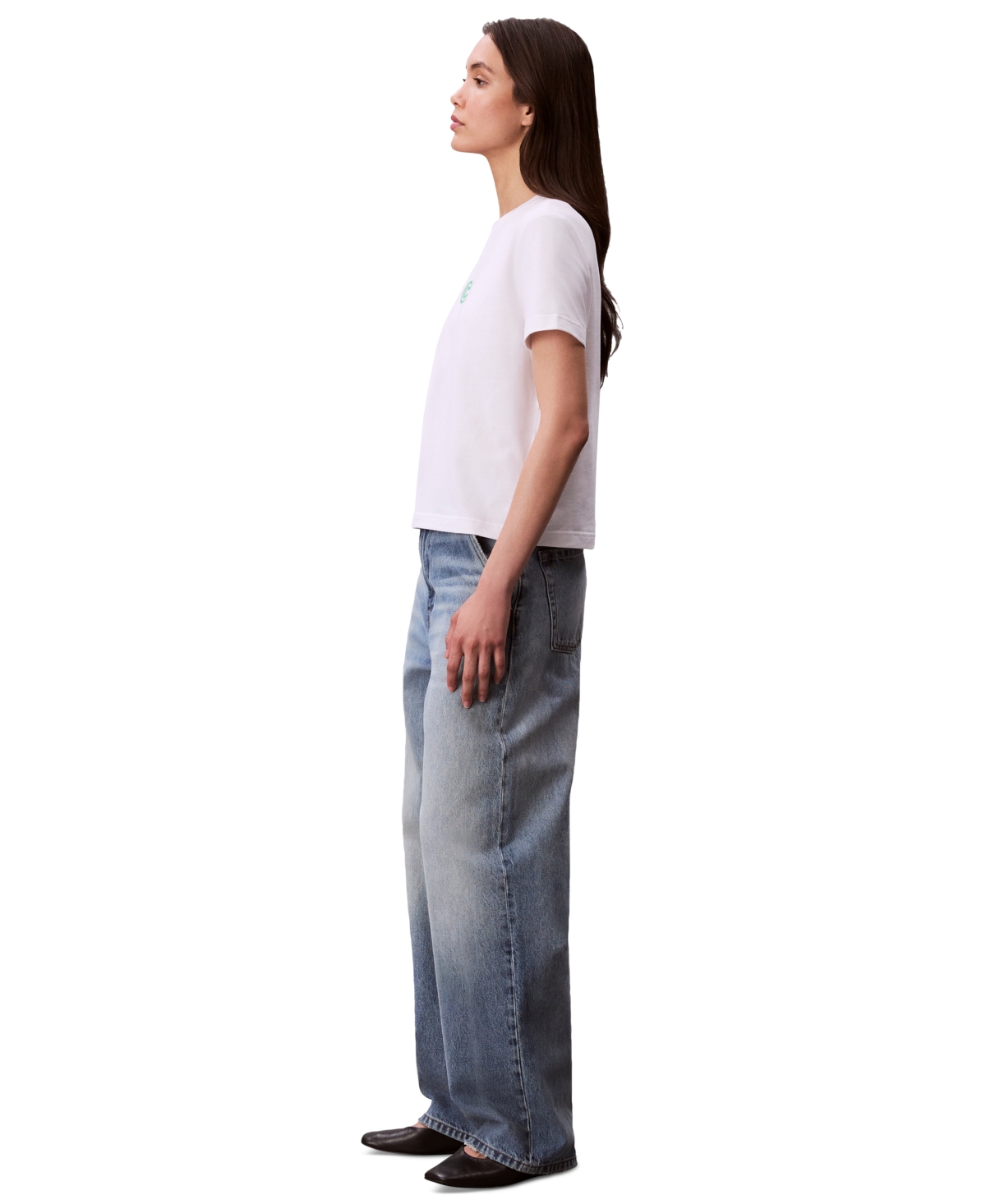 Calvin Klein Jeans Est.1978 Archive Ck Logo T-shirt In White