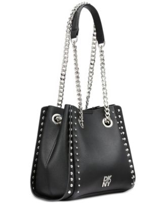 Josie Small Studded Bucket Bag