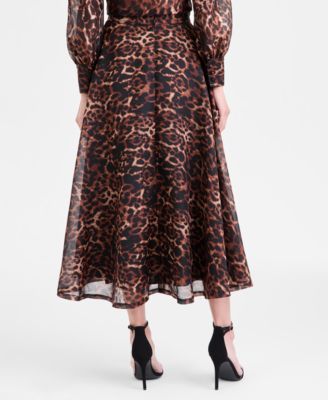 Women's Organza Circle Midi Skirt