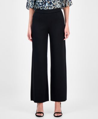 Women's Knit Wide-Leg Pants