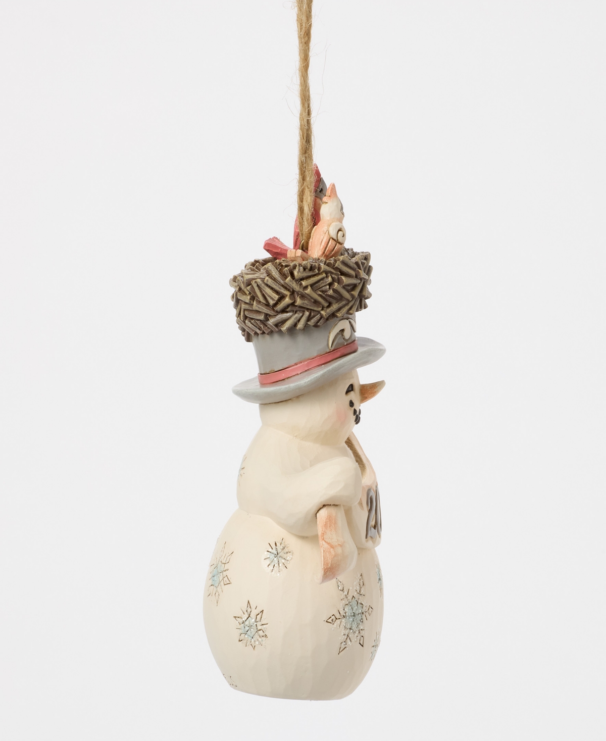 Jim Shore Wdlnd Dated 2025 Snowman Ornament In Multi