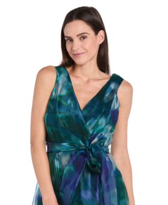 Women's Sleeveless Bow-Tie A-Line Dress
