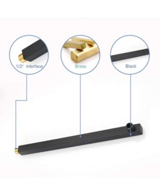 3-Spray Patterns With 2.5 GPM 12 in. Showerhead Wall Mounted Dual Shower Heads With Valve in Brushed Nickel