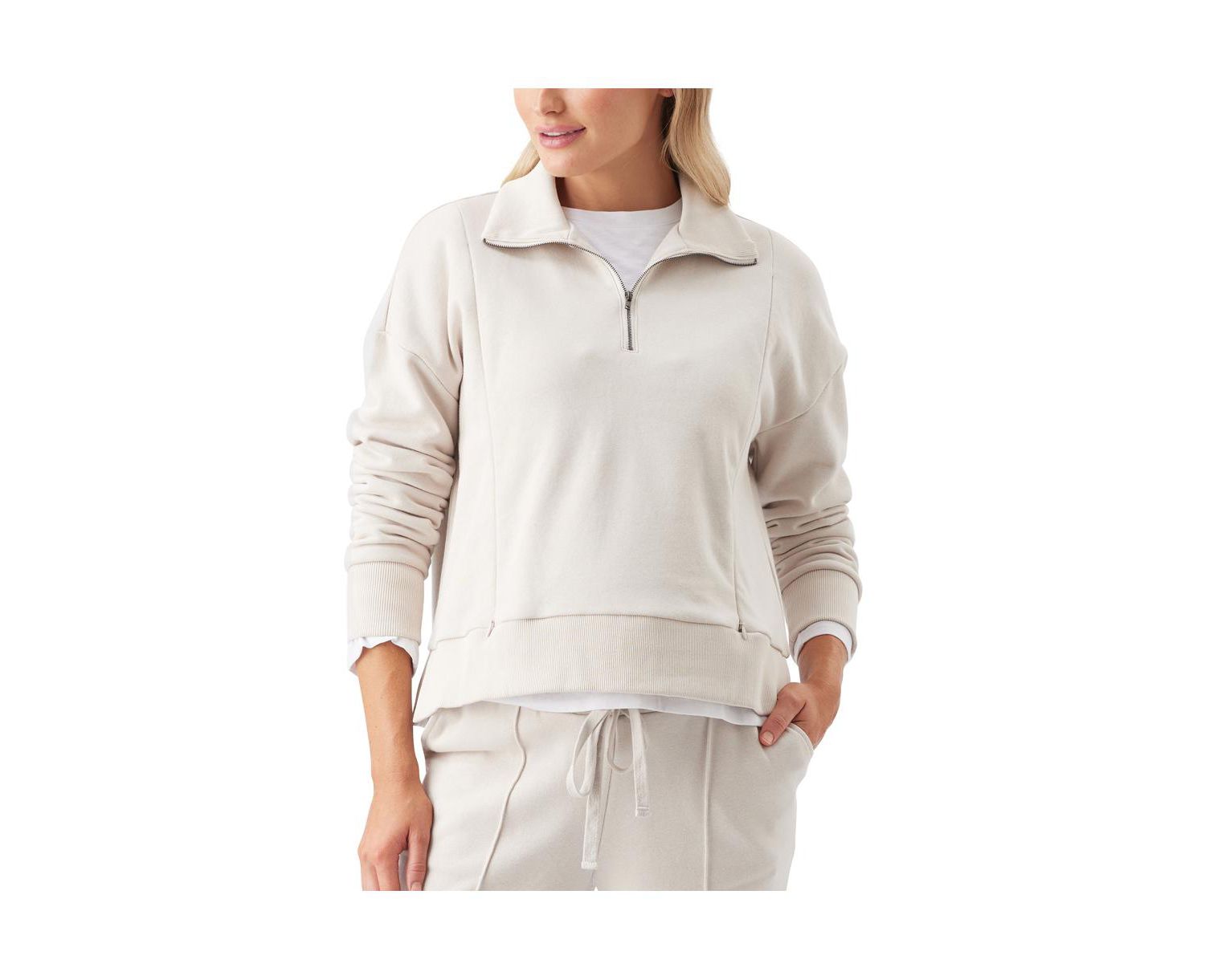 Maternity Ripe Terry Nursing Sweat