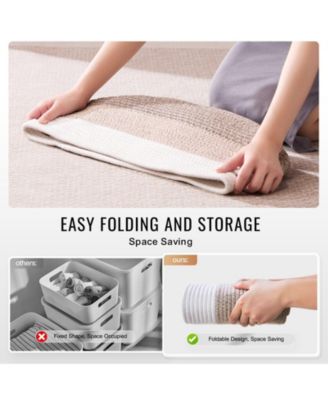 Woven Cotton Rope Baskets 3 Pack for Organizing Closet Shelf or Kids Room