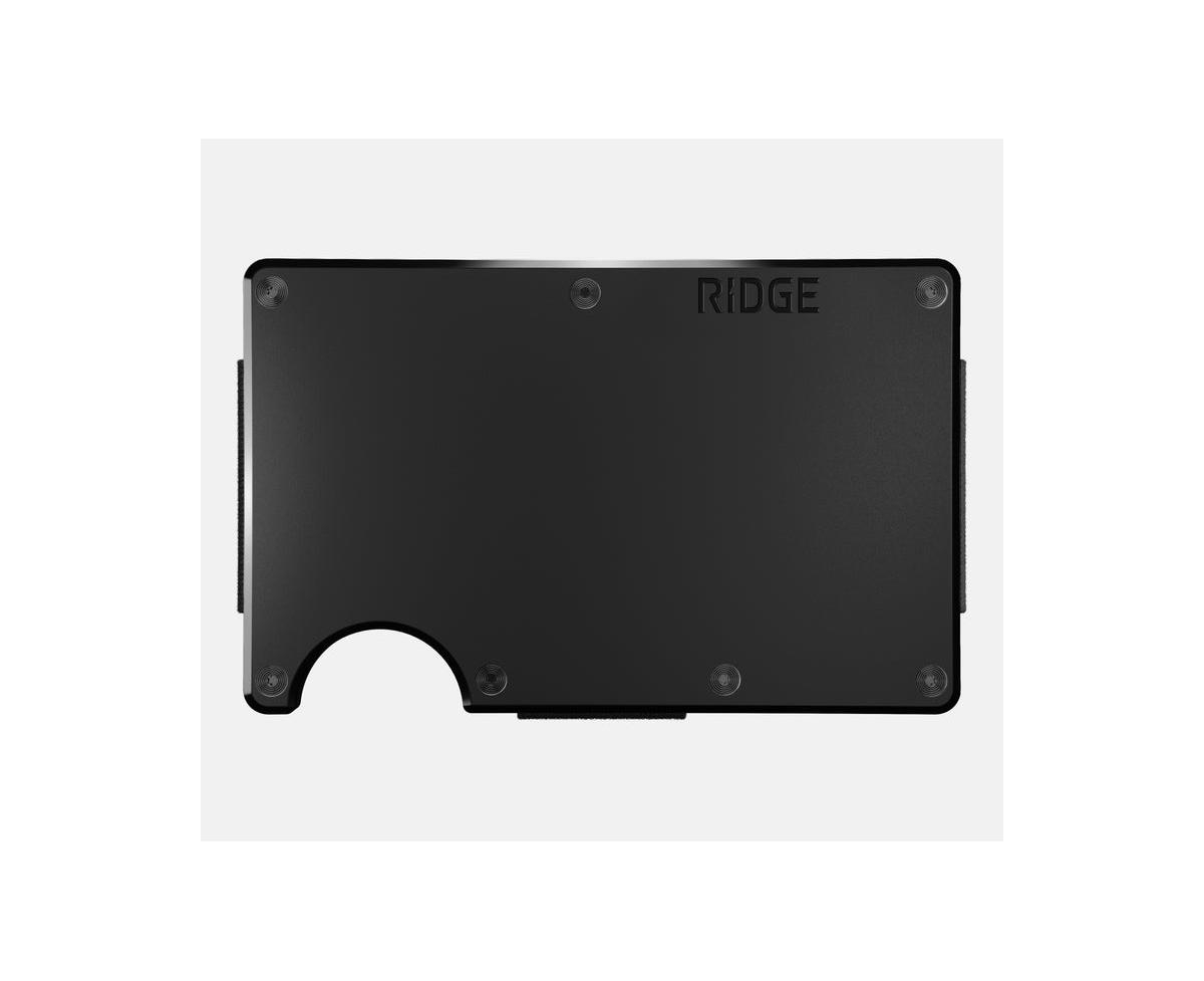 Men's Ridge Wallet - Royal Black: Money Clip - Royal black
