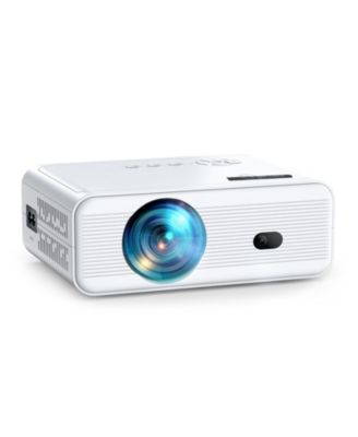 Smart Projector: 4K/1080P, WiFi & Bluetooth, Android TV OS, Keystone Correction, Includes Tripod – Works with Phone/Laptop/TV Stick