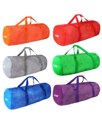  Large Mesh Sports Equipment Duffel Bag, Scuba Bag with Zipper for Diving Equipment, Gym Gear (Several Colors Available)