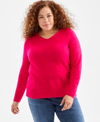 Women's Luxsoft Split-Neck Hoodie, Macy's Exclusive