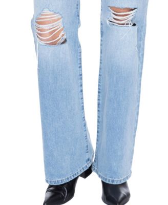 Women's Flex Back Skyscraper Wide Leg Jeans