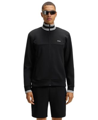 Men's Cotton-Blend Zip-Up Sweatshirt