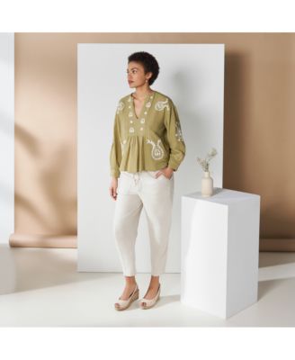 Gavina Canvas Espadrille Sandal Wedges