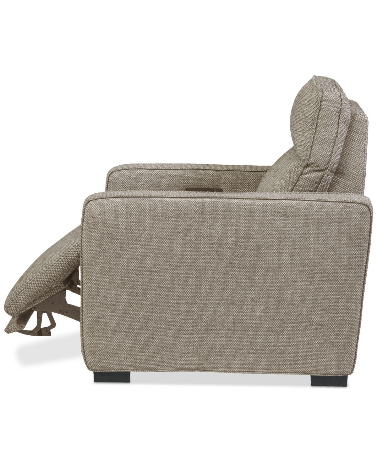 Macy's Miren Fabric Power-motion Recliner, Exclusively At  In Brown