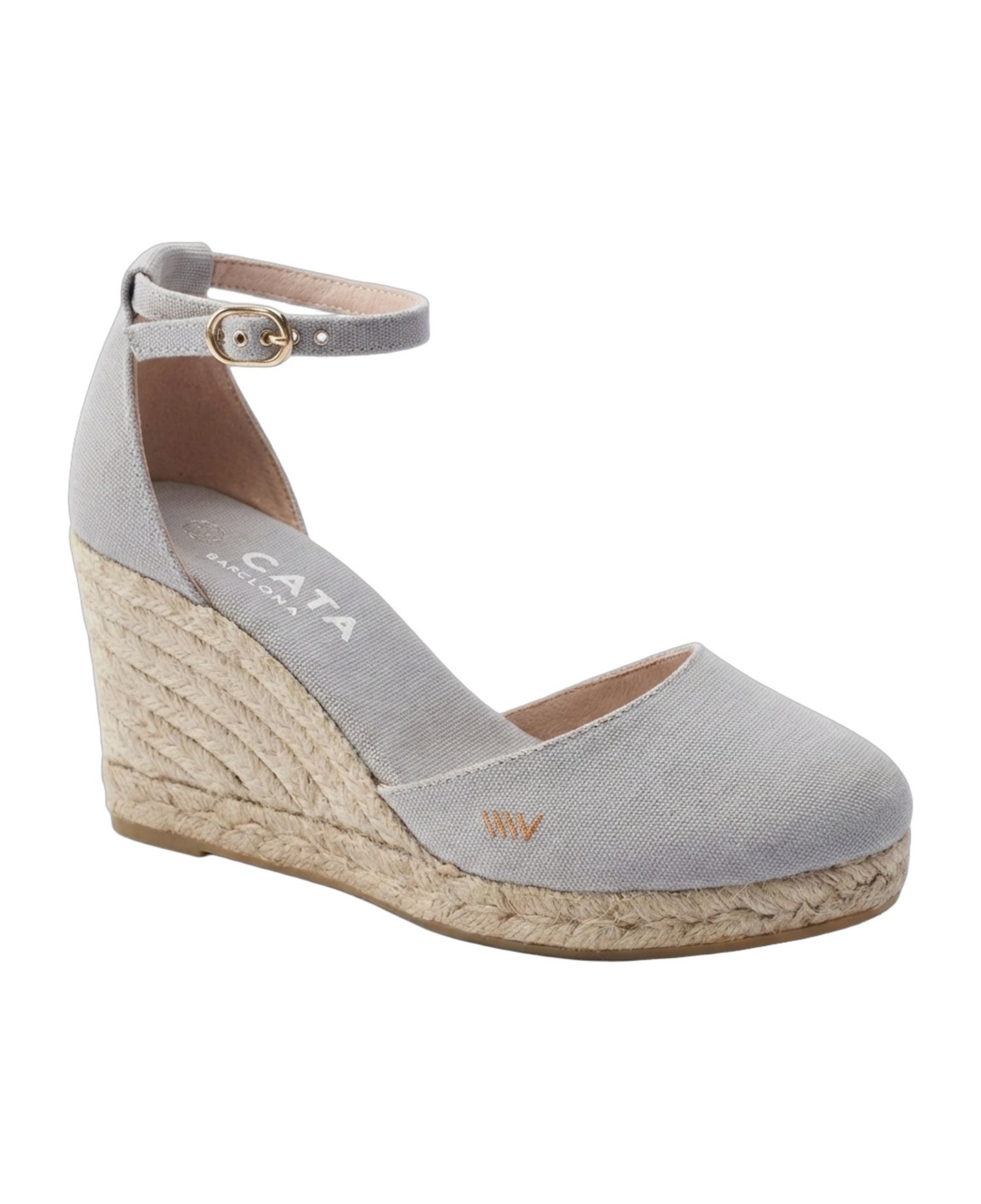 Women's Estartit Canvas Espadrille Wedges Ankle Strap