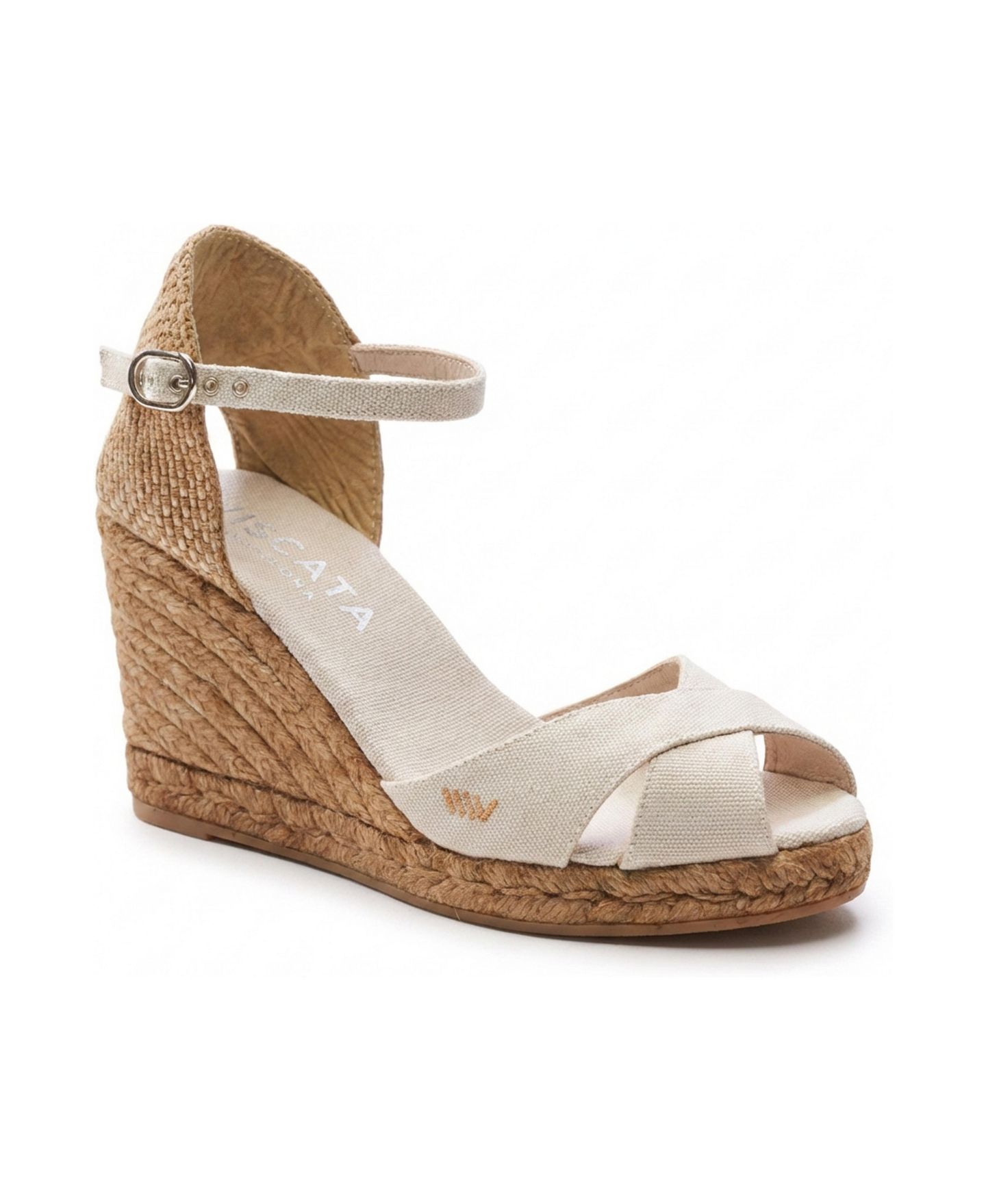 Женские сандалии VISCATA Aiguablava Canvas Espadrille Sandal, цвет: Бежевый — фото 1