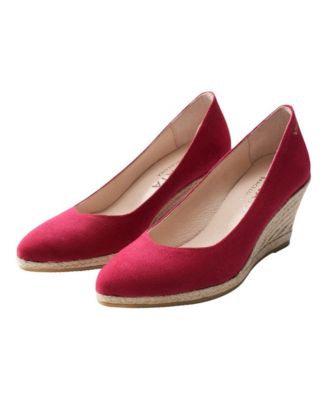 Roses Limited Edition Canvas V Cut Espadrille Wedges