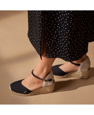 Reus Canvas Espadrille Wedges