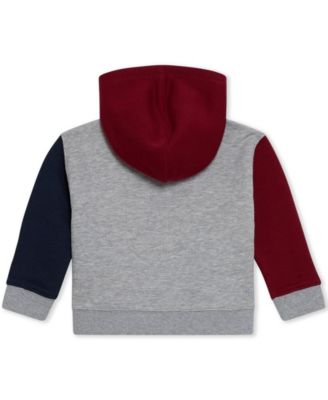 Baby Boys 2-Piece Color Blocked Full Zip Fleece Hoodie and Joggers Set