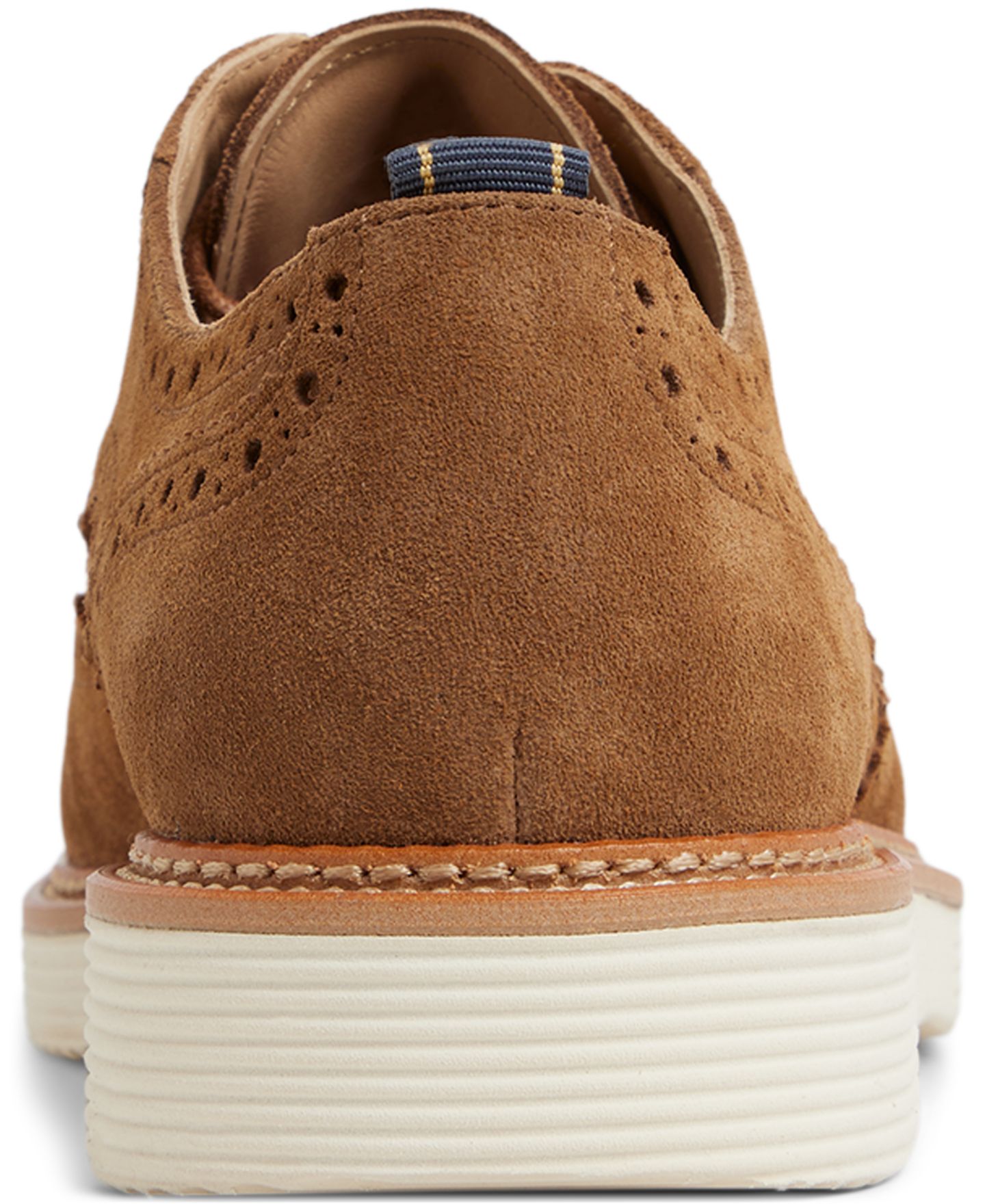 Обувь Brooks Brothers Men's Morganville Lace Up Wingtip Oxford, цвет: Средний коричневый — фото 3