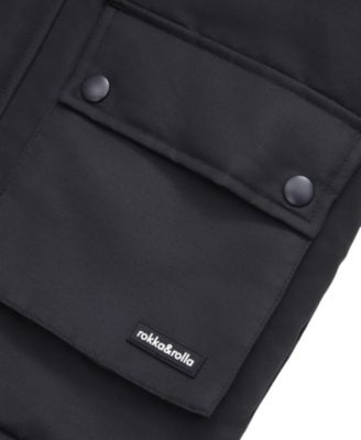 Boys Parka Jacket with Lined Hood