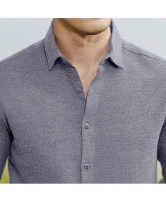 Men's Aegean Blue Grainy Shirt