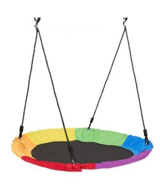 Toddler Oxford Fabric Tree Saucer Swing Outdoor Hanging Swing for Backyard and Garden
