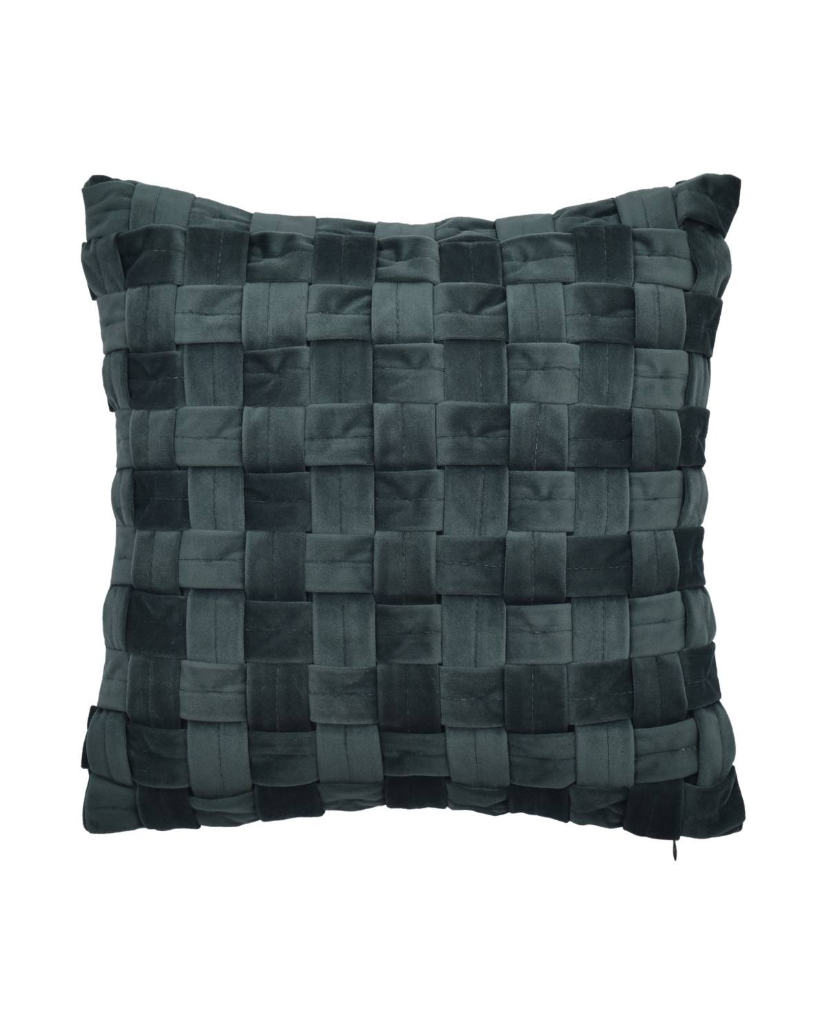J Queen New York Baja Square Decorative Pillow, 17" X 17" In Blue