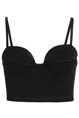 Thalia Textured Bustier