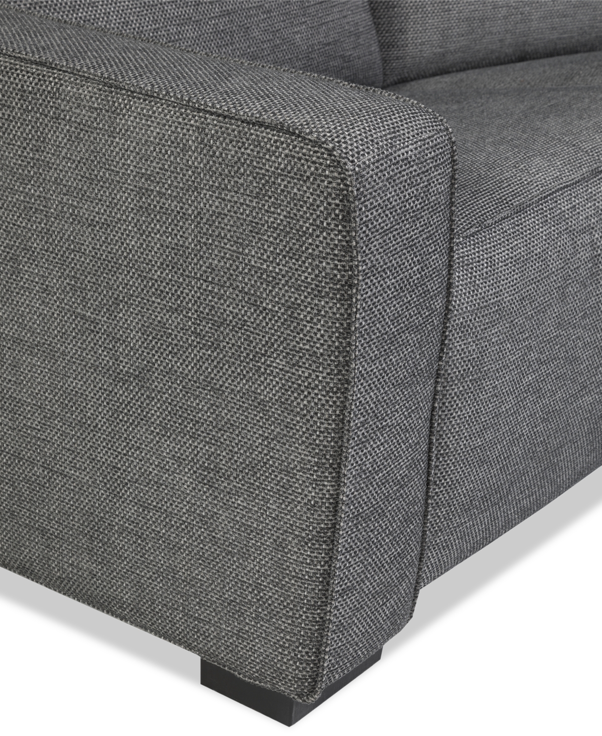 Macy's Miren 4-pc. Fabric Sectional With 2 Power Headrest Recliners, Exclusively At  In Gray