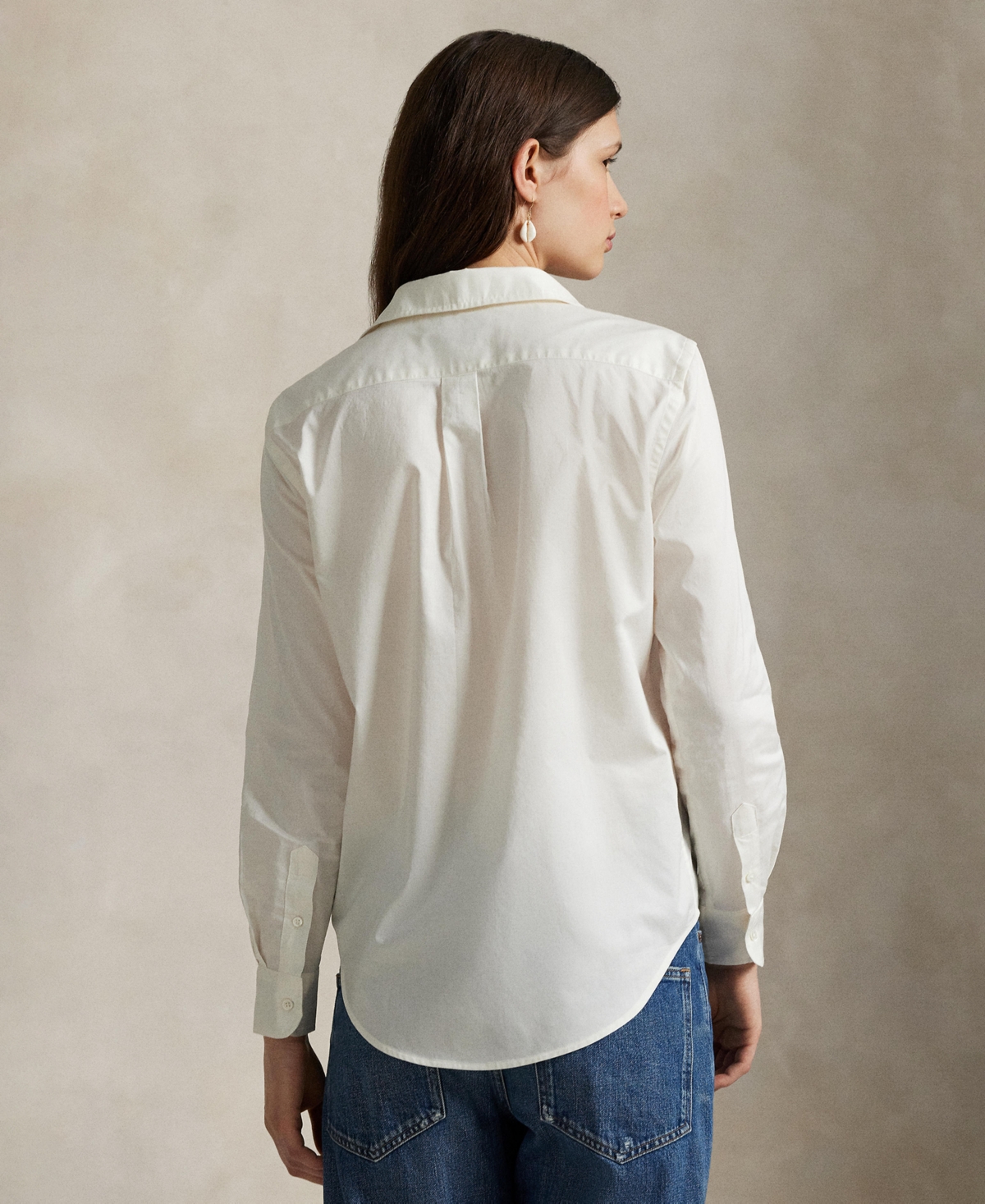 Polo Ralph Lauren Classic Fit Linen Shirt In White