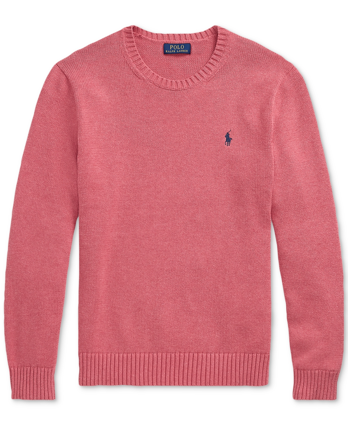 Polo Ralph Lauren Men's Cotton Crewneck Sweater In Pink
