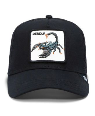 Goorin Bros. Men's Black Deadliest Scorpion Adjustable Trucker Hat