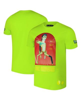 Freeze Max - Men's Neon Green Rick And Morty Mr. Nimbus T-Shirt